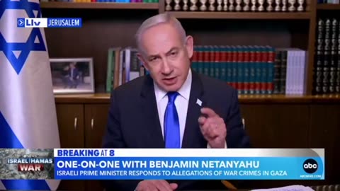 Netanyahu "Arresting me for war crimes in Gaza is like arresting George W Bush for 9/11”.