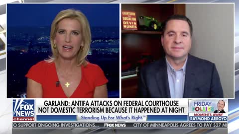 Nunes: Biden DOJ and FBI refuse to condemn Antifa attack on federal courthouse in Portland