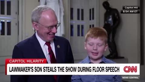 Lawmaker's 6-year-old son stole the show on House floor. Now, he's making CNN anchors crack up CNN