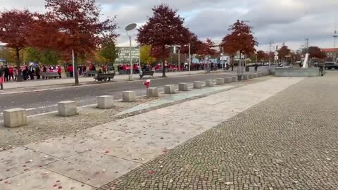 Ganz brav und zahm - die Demo der Veranstaltungsbranche in Berlin