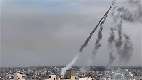 Hamas attack over Israel...😮