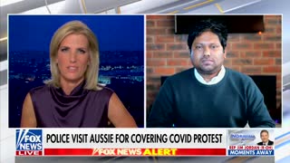 Laura Ingraham Talks To Australian Journalist About Melbourne's Violent Anti Vaccine Protest