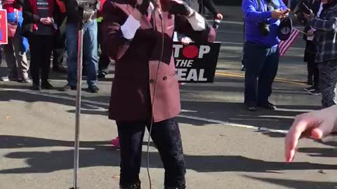Ricky Rebel at Stop the Steal Rally In DC