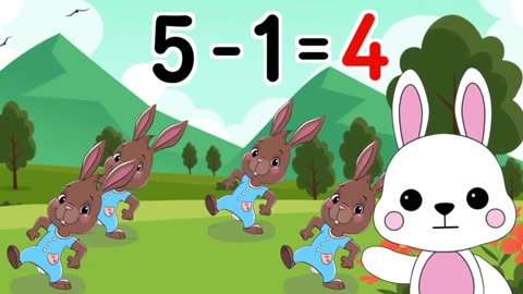 Learning for kids, math subtraction