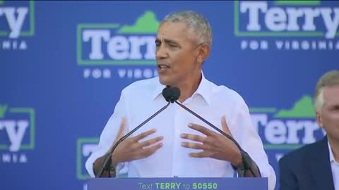 'People Are Tired Of Politics': Obama Pleads With Crowd To Vote Early For Terry McAuliffe