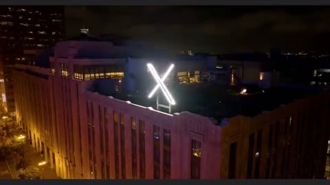 Elon Musk's rebrand of Twitter in full swing as giant X sign appears at former Twitter HQ