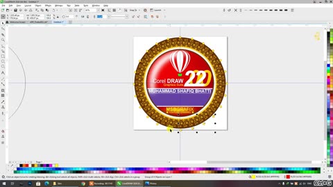 How about "Mastering CorelDRAW: Crafting Beautiful Logo Designs"?