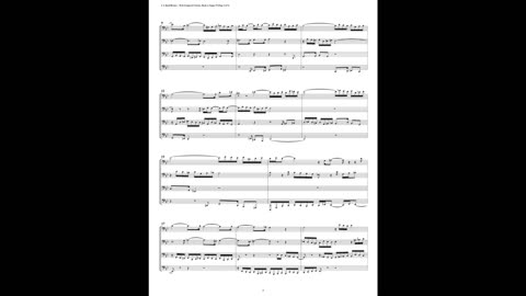 J.S. Bach - Well-Tempered Clavier: Part 2 - Fugue 19 (Euphonium-Tuba Quartet)