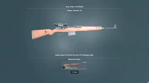 Enlisted : Karabiner 43 7.92×57mm Mauser caliber semi-automatic rifle great again!