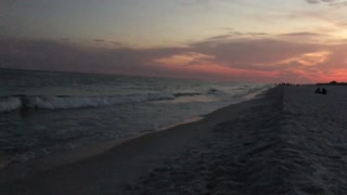 Beach at night