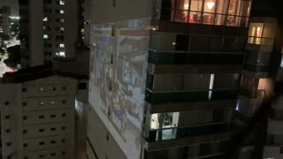 Quarantine Day 20: Projecting Street Fighter II onto a Building