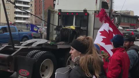 THE BEST PROTEST TRUCK OUT THERE TODAY! - Edmonton Freedom Rally February 19th 2022