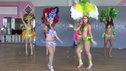 Brazilian Samba Dancing performance