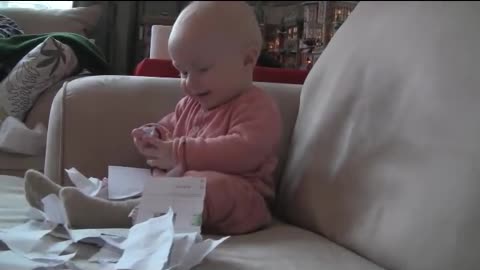 Cute baby laughing, so beautiful.