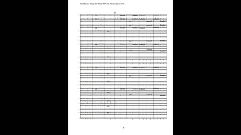 J.S. Bach – Fugue in F Minor, BWV 534 (Brass & Winds)
