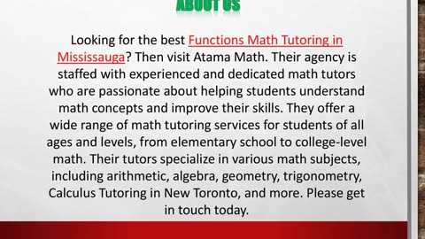 Functions Math Tutoring in Mississauga