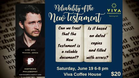 Coming June 19: Reliability of the New Testament