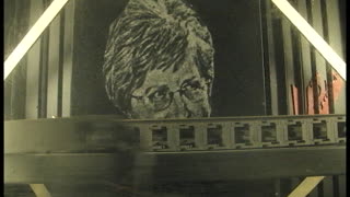 Memorial photo engraved on granite