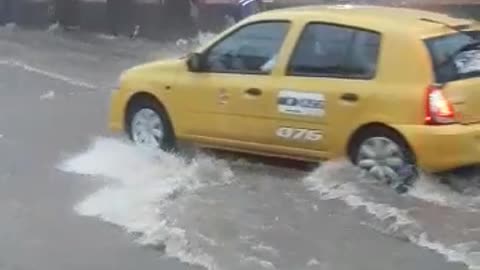 La lluvia tumbó árboles, reventó cuerdas y levantó algunos techos.