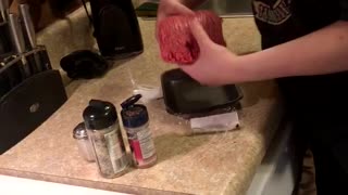 Girl Eats Raw Hamburger Meat