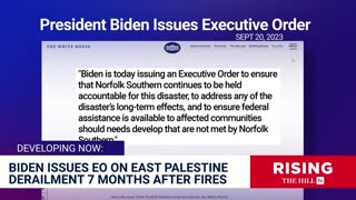 East Palestine BLASTS Biden's New EO: 'TOO LITTLE, TOO LATE': Reporter