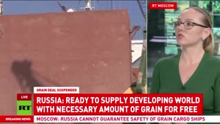 Russia suspends participation in grain deal after Ukrainian attack on Crimean naval ships