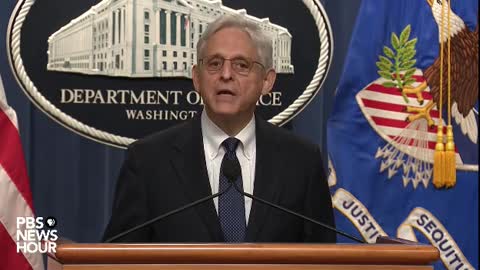 AG Merrick Garland delivers a statement about the FBI raiding Trump