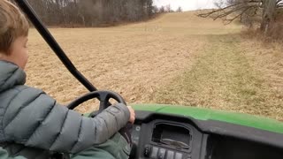 Gator driving