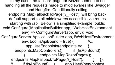 Exclude route from middleware net core