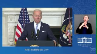 Biden on his "inflation reduction act"