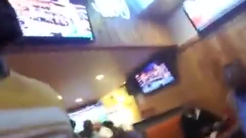 BLACK Hooters Waitress Goes Off On Customer For Wearing Trump Hat! Trump 2024