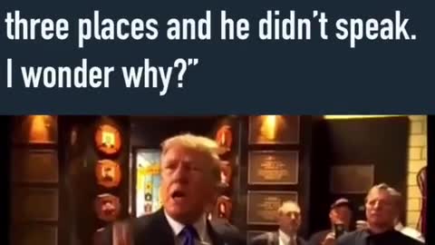 Trump: “Biden went to all three places and he didn’t speak. I wonder why?”