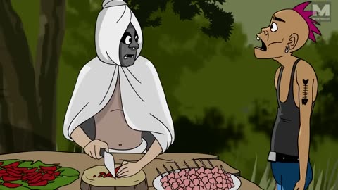 Pocong gagal makan sate