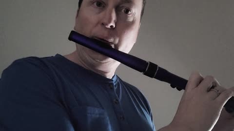 Fooling around on a Nuvo flute