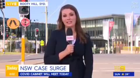 Good Somerton interrupts Channel 9 News Australia live feed with STOP LYING TO THE WORLD,