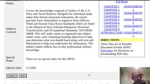 Summary of NAVEDTRA 14504 - Military Requirements for Petty Officers Third and Second Class