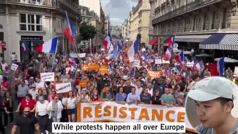 HUGE protests all over Europe