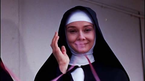 Audrey Hepburn 1959 The Nun's Story scene 1 remastered 4k