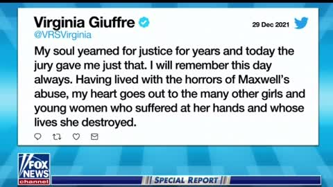 WOW Moonpie Brett just read Virginia Giuffre tweet live! 🤣