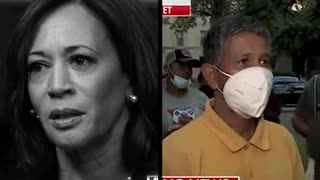 "The Border Is Open!" - VP Harris Gets Schooled by Illegal Immigrant Outside Her House