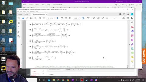 Calculus 2 - Section 7-6- Examples of Integrating with Tables of Integrals