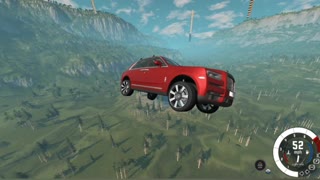 Car vs Mega Ramp Jump #30 🎮 Epic Speed 🚙 Beamng Drive Game Move 💥 CAR crash Speed Jump Down