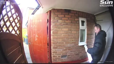 How Neighbor Gets Instant Karma for Trying to Destroy Doorbell Camera