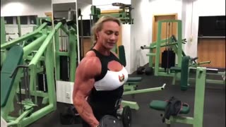 Margita Zamolova Training Biceps And Brachialis