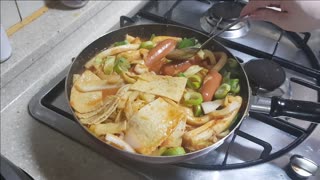 Homemade Tteokbokki