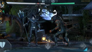 Injustice 2. Second round of Bossfight agants ScareCrow...
