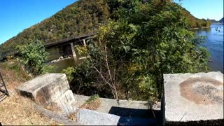 Goofing off at Harpers Ferry