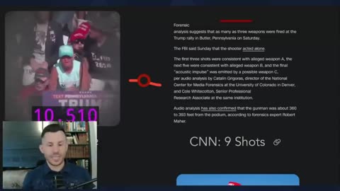 Robert Gouveia Esq. - UNREPORTED Shots in Trump Attack? Audio Analysis Explains