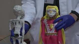 NON-HUMAN ALIEN CORPSES ~DOLLS MADE FROM HUMAN AND ANIMAL BONES & PAPER EXPERTS
