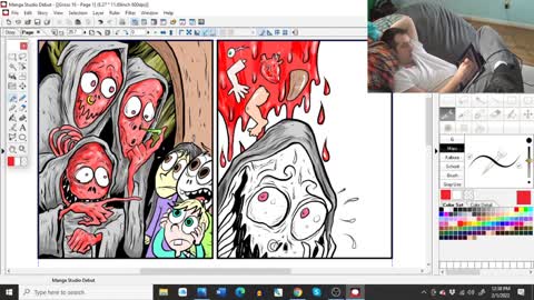 Lee Davis Draws Coloring Gross Issue 2 Page 16 Part 1